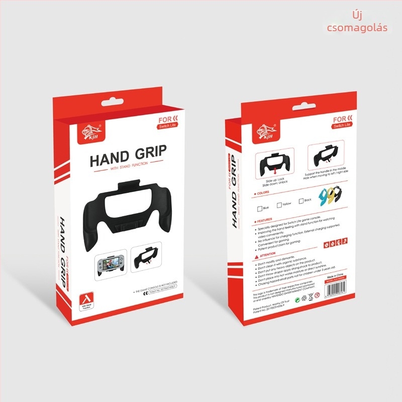 Switch Lite kettős markolat, ABS anyag, nosztalgikus stílus, logó nélkül