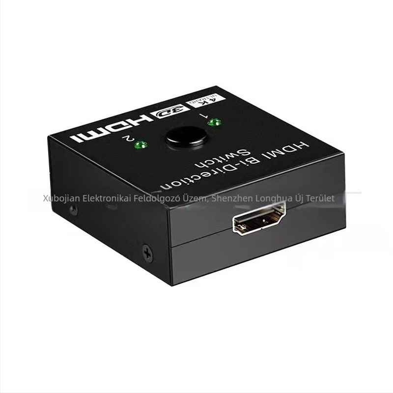 HDMI kapcsoló két bemenettel és egy kimenettel, AB kétirányú intelligens elosztó, 4K/2K