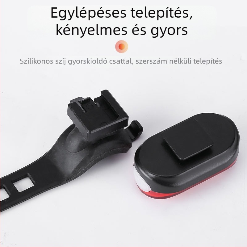 Hissuke USB-töltésű kültéri LED kerékpárvilágítás — mountain bike elő- és hátsófényszett