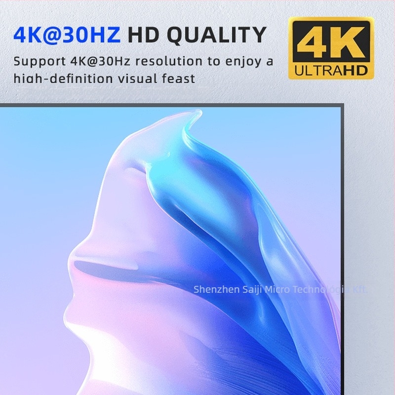 HDMI 4x1 kapcsoló/elosztó – Saji MQV-13401, 4K30Hz, távirányító és tápegység mellékelve, biztonsági megfigyeléshez