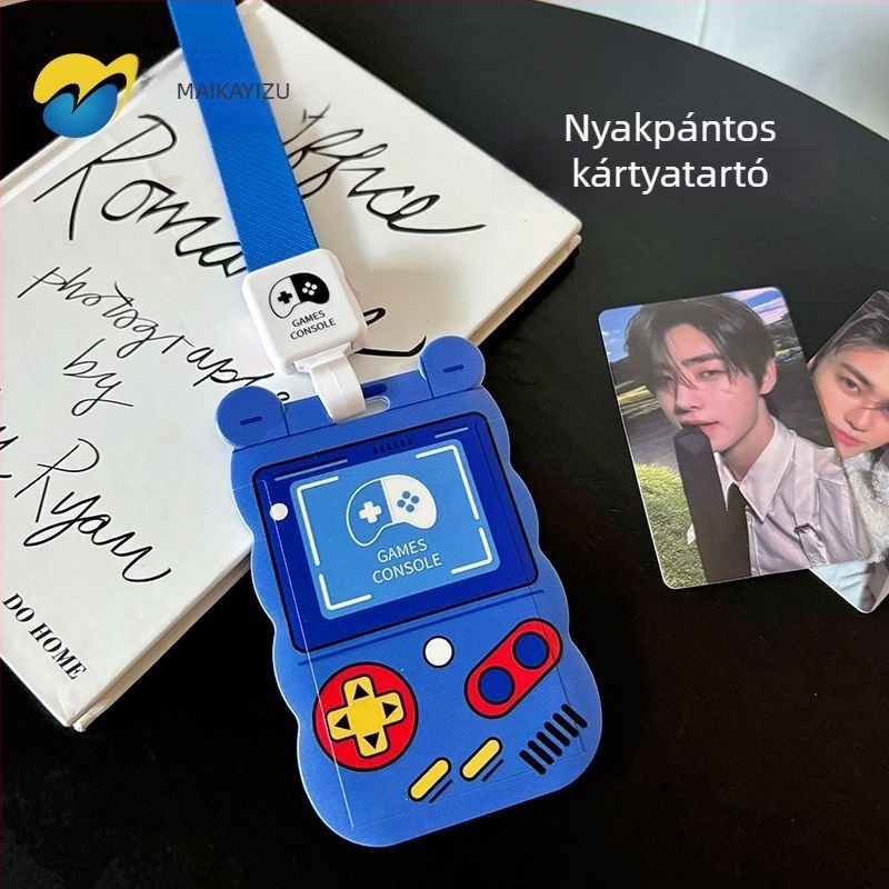 Campus diákkártya tartó kihúzható csattal és nyakpánttal — ABS, Mckearney, Kreatív stílus, engedélyezett magánmárka