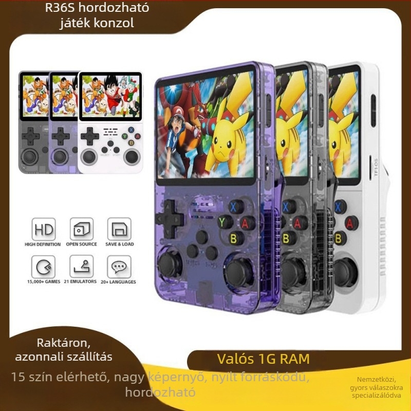 Ziwo Retro hordozható játékkonzol, 1GB memória, egyjátékos, egyszerűsített verzió