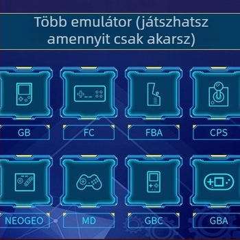Xinyewang nosztalgikus retró arcade konzol joystickokkal, USB interfész, vezetékes kapcsolattal, MP3 lejátszó