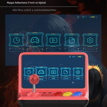 Xinyewang nosztalgikus retró arcade konzol joystickokkal, USB interfész, vezetékes kapcsolattal, MP3 lejátszó