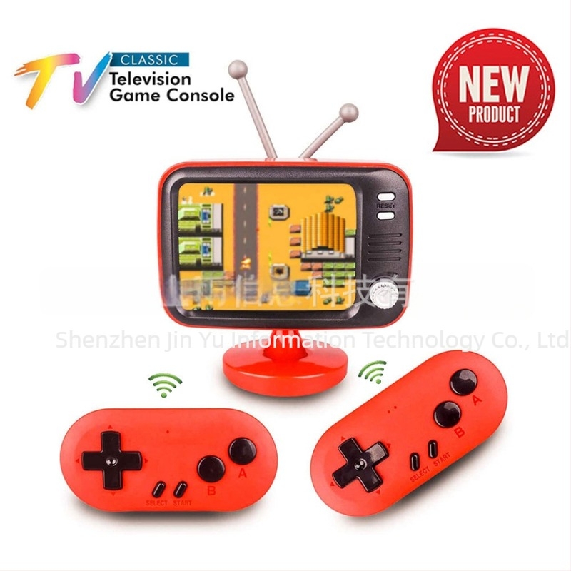 Eduboy 8-bit retro játékkonzol 300 beépített játékkal, kétjátékos vezeték nélküli, TV-kimenet, 1GB RAM