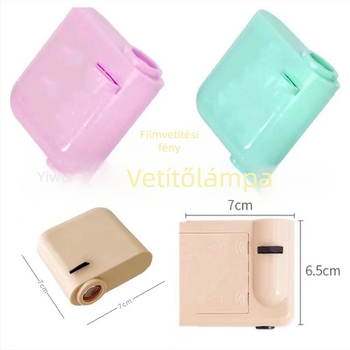 Gyerekek születésnapi vetítő lámpa – fényképrekvizit és parti projektor, alkalmas bulikra, esküvőkre és ünnepekre