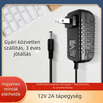 12V2A tápegység több kimenettel: 5V2A, 6V1A, 9V2A, 12V1A – mini mosógéphez és megfigyelő LED-szalaghoz