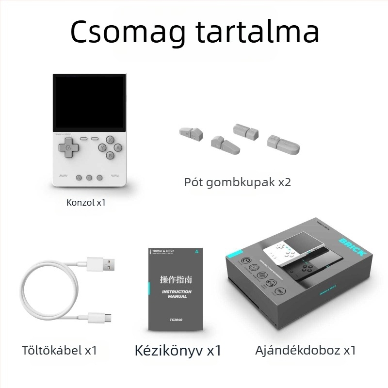 AMPOWN TRIMUI BRICK nosztalgikus arcade hordozható PSP-konzol