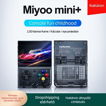 Miyoo Mini Plus+ nyílt forráskódú kézi retró játékkonzol, hordozható GBA és PS1