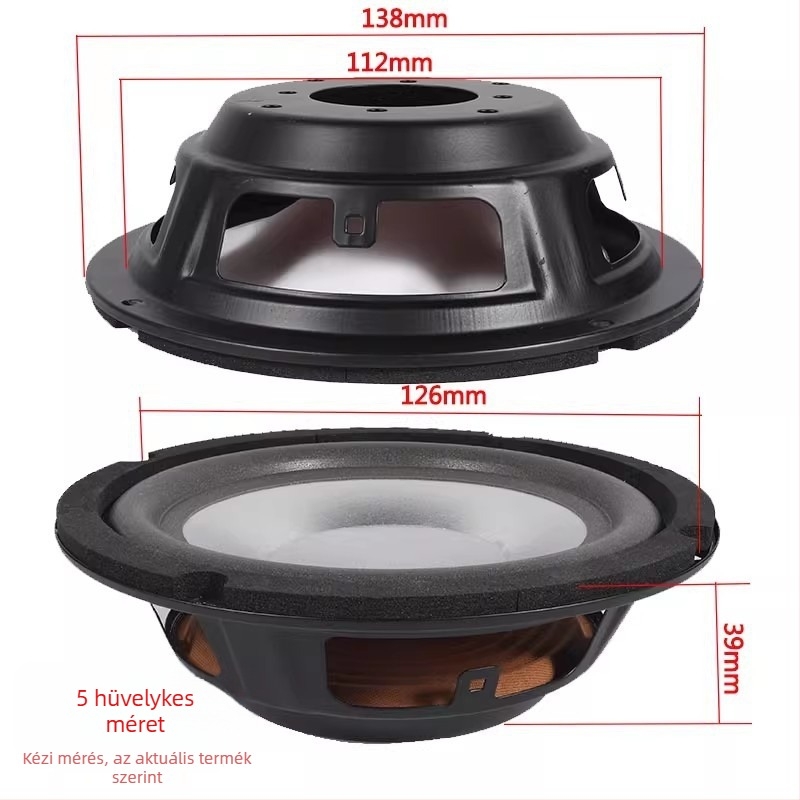 Passzív hangszóró egység segéd radiátorral a basszus erősítéséhez — Byec, modell Other, termékkód Speaker auxiliary radiator passive audio