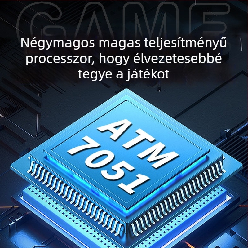 Hordozható retró játékkonzol PS1-emulátorral, HD kimenet, 16GB memória, USB interfész