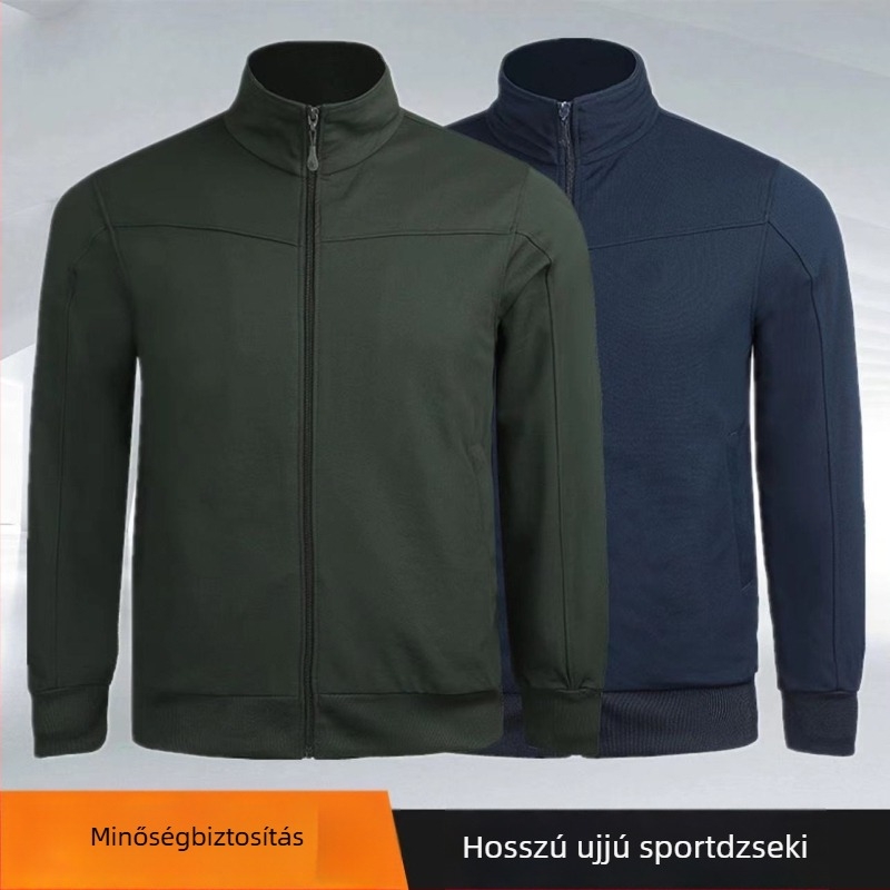 Futó-edzésruha, uniszex, pamut-keverék nedvességelvezető, tavasz–ősz