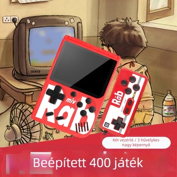 Retro kézi játékkonzol – nosztalgikus dizájn, egyjátékos, nincs beépített memória