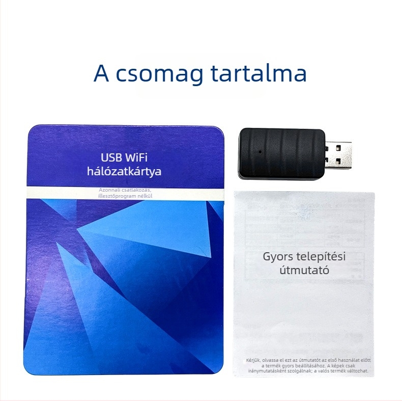 USB kettős sávos vezeték nélküli hálózati kártya asztali számítógéphez, 650 Mbps, illesztőprogram nélkül, modell U1101ac