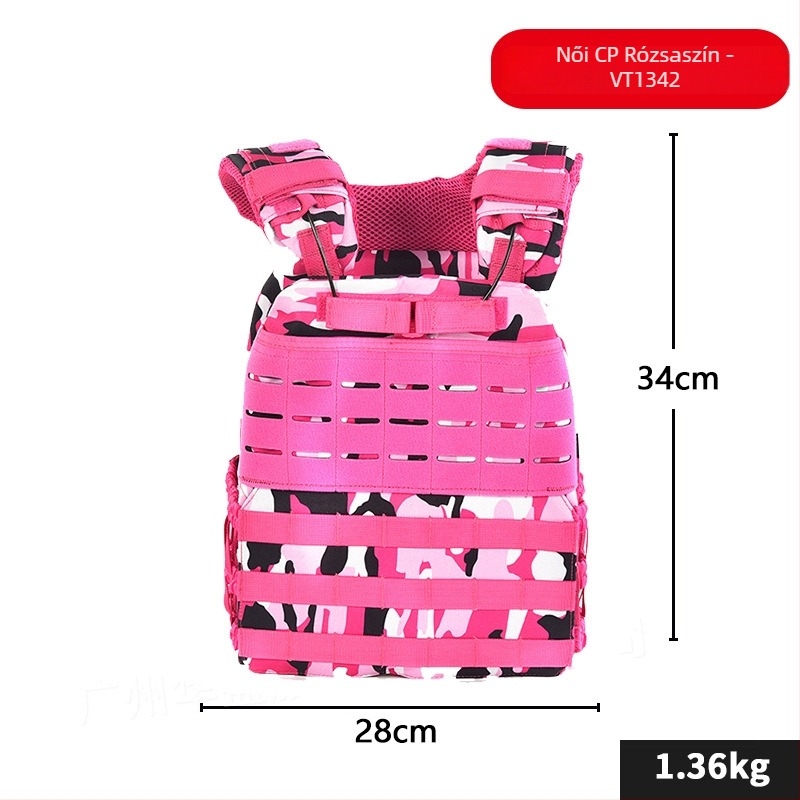 Unisex taktikai súlymellény edzéshez – Oxford anyag, légáteresztő, kopásálló, taktikai védelem – Huasheng tactical equipment