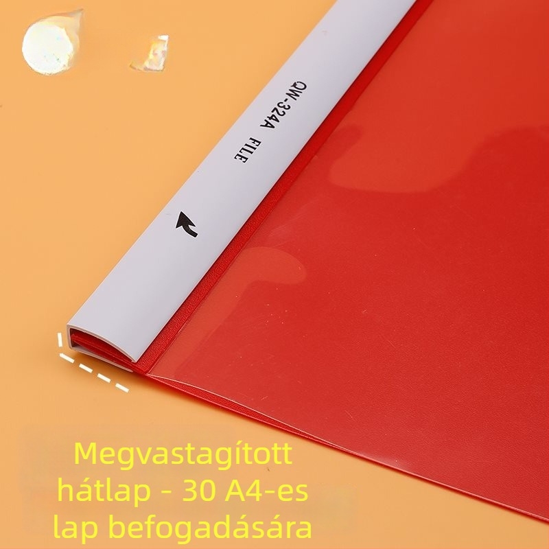 A1 méretű PP anyagú dokumentumtartó, egyetlen klippel
