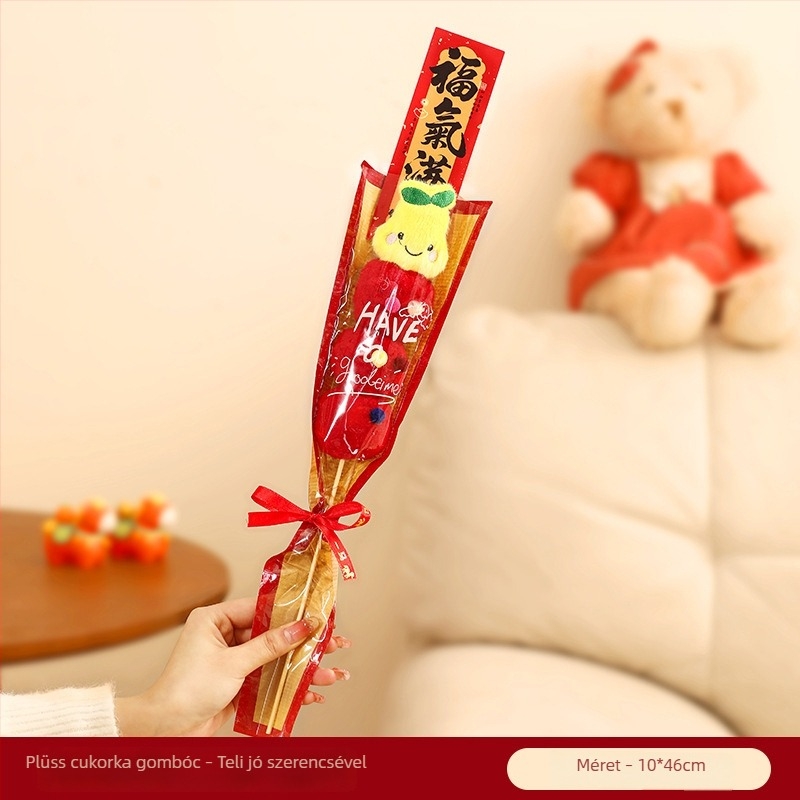 Year of the Horse plüss cukrozott hawthorn dísz fotópropokhoz