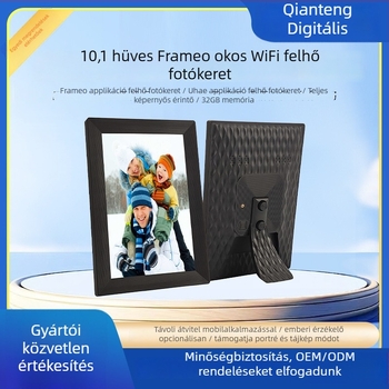 Digitális fotókeret felhőalbummal, érintőképernyővel és Wi-Fi-vel; videólejátszás, 1280x800, 32GB, Mini SD-támogatás