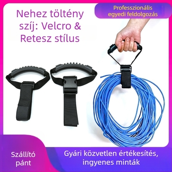 Qiangxin Nylon Velcro szorító heveder — nehéz kivitelű, ipari felhasználásra, kábelek, tömlők és vezetékek rendszerezésére