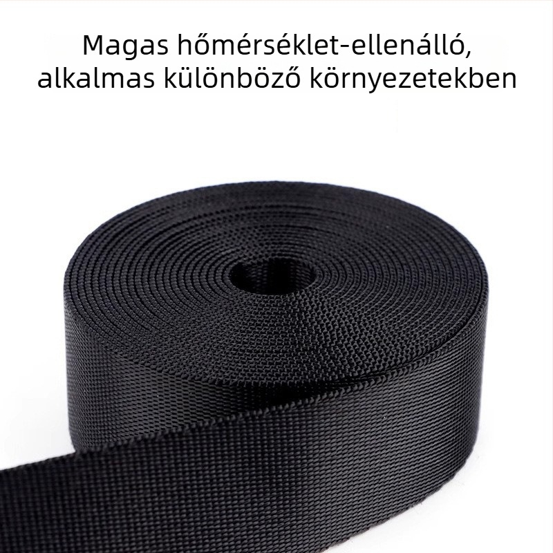 Nylon teherhordó heveder ratchet feszítő mechanizmussal, horog nélkül / dupla horog, márka Buntu