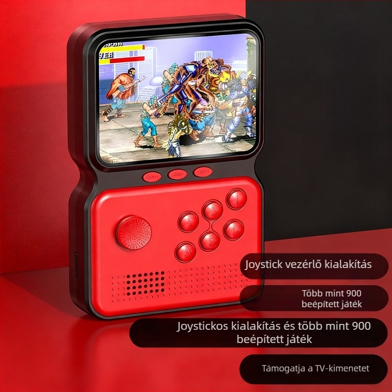 M3 hordozható játékkonzol, nosztalgikus stílus, RPG, 4GB RAM, USB, AV kimenet, vezetékes kapcsolattal