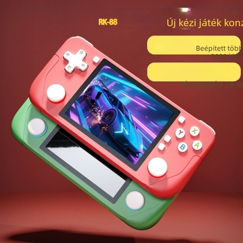 RK-88 Kézi játékkonzol – 64GB, Linux operációs rendszer, 3D joystick, HDMI kimenet, kétfős arcade harc