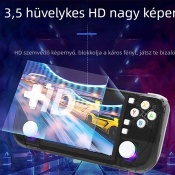 RK-88 Kézi játékkonzol – 64GB, Linux operációs rendszer, 3D joystick, HDMI kimenet, kétfős arcade harc