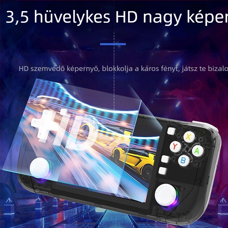 RK-88 Kézi játékkonzol – 64GB, Linux operációs rendszer, 3D joystick, HDMI kimenet, kétfős arcade harc