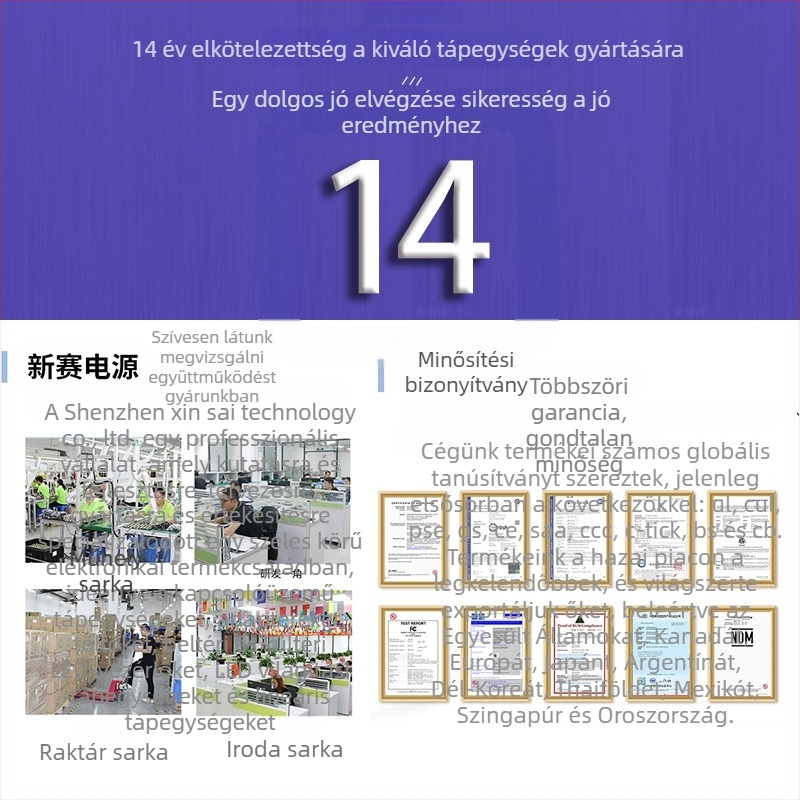 EU csatlakozós tápegység, CE tanúsítvány, kapcsolóüzemű tápegység LED világításhoz és megfigyeléshez, 12V3A és 24V1.5A, bemenet 100–240V