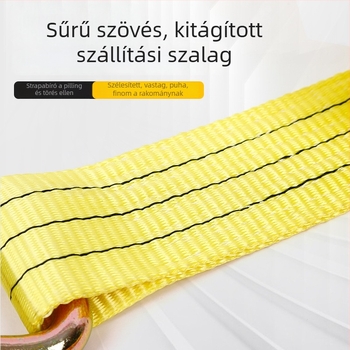 Poliészteres rögzítő szalag nagy szilárdságú, kapacitás 2T-5T, logisztikához és rakományhoz