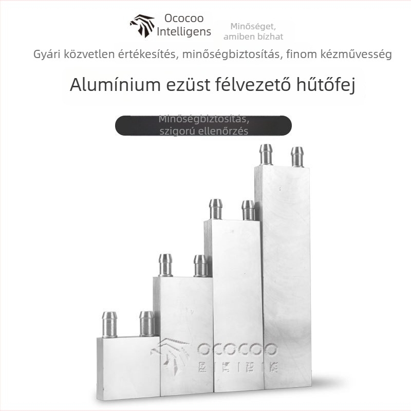 CPU‑hoz vízhűtő radiátor – alumínium váz, 4 hőcső, CPU-kompatibilis, többplatformos kompatibilitás, élettartam 100000 óra