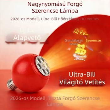 Forgó vetítő lámpa E27 fejjel, modell 9008, 220V, IP42