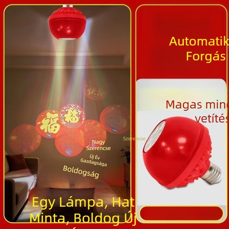 Forgó vetítő lámpa E27 fejjel, modell 9008, 220V, IP42