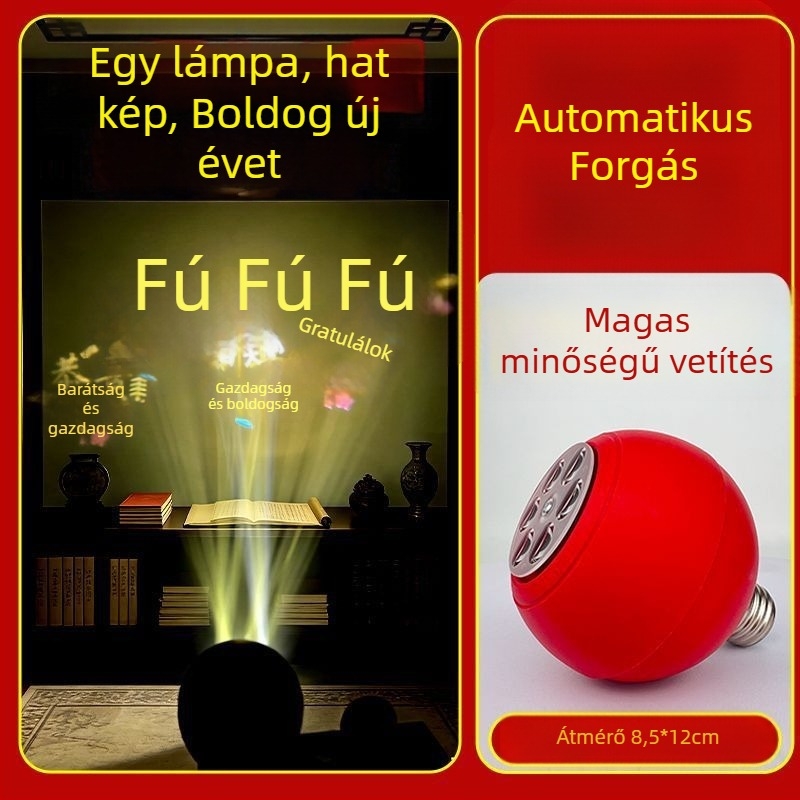 Forgó vetítő lámpa E27 fejjel, modell 9008, 220V, IP42