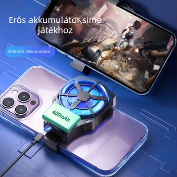 AL-08 Univerzális csipeszes mobiltelefon hűtő, kompakt gyors hűtés, USB-C interfész, 10-15W, 50 g