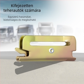 Teherhordó feszítő autókhoz E-alakú csattal, konténer tartó, rakományrögzítő heveder, nehéz terhelésű feszítő