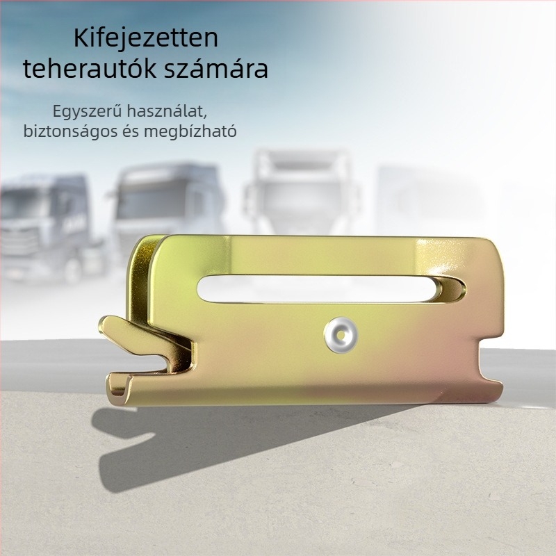 Teherhordó feszítő autókhoz E-alakú csattal, konténer tartó, rakományrögzítő heveder, nehéz terhelésű feszítő