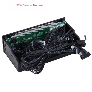 CPU hűtő, alumínium, léghűtés, modell STW-6041, kompatibil többplattformos számítógépházhoz