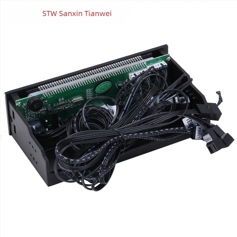 CPU hűtő, alumínium, léghűtés, modell STW-6041, kompatibil többplattformos számítógépházhoz