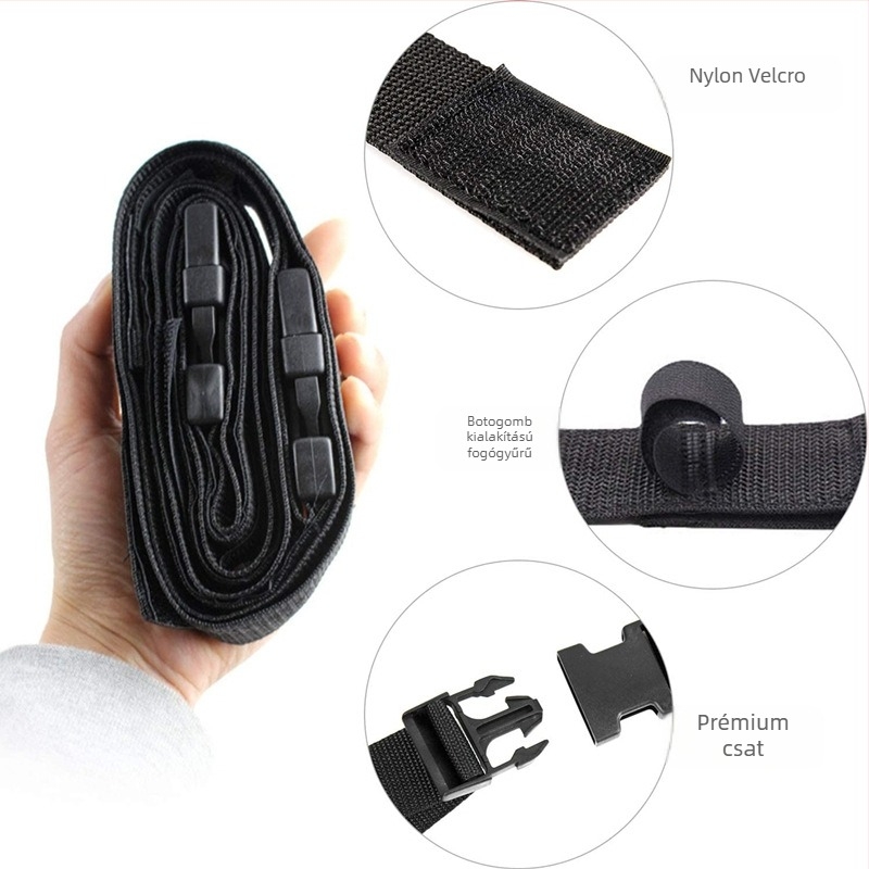 Autóhoz való horgászbot tartó Velcro szalaggal, nylonból, nylon-poliészter keverék, védőfelszereléshez és rögzítéshez — Xinyongfa