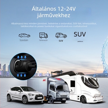 Type-C PD autós töltő laptophoz, 100W, bemenet 12-24V, kimenet 5-20V, 5A, kompatibil Lenovo/Asus/Apple/Huawei/Xiaomi