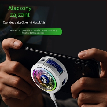 B2-es telefonhűtő, 20W, mágneses hátlapi csipesz, Type-C, alumíniumötvözet + ABS