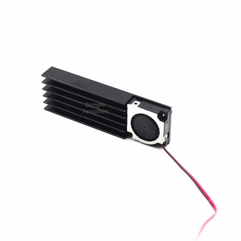 SSD/M.2 22110 hűtőventilátor alumínium hűtőbordával, olajcsapágyas csapágy, 11000 rpm, 35 dBA