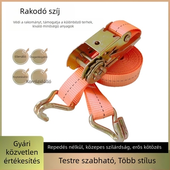 Ratchet csattos heveder teher rögzítésére, márka Bundle, szállításhoz