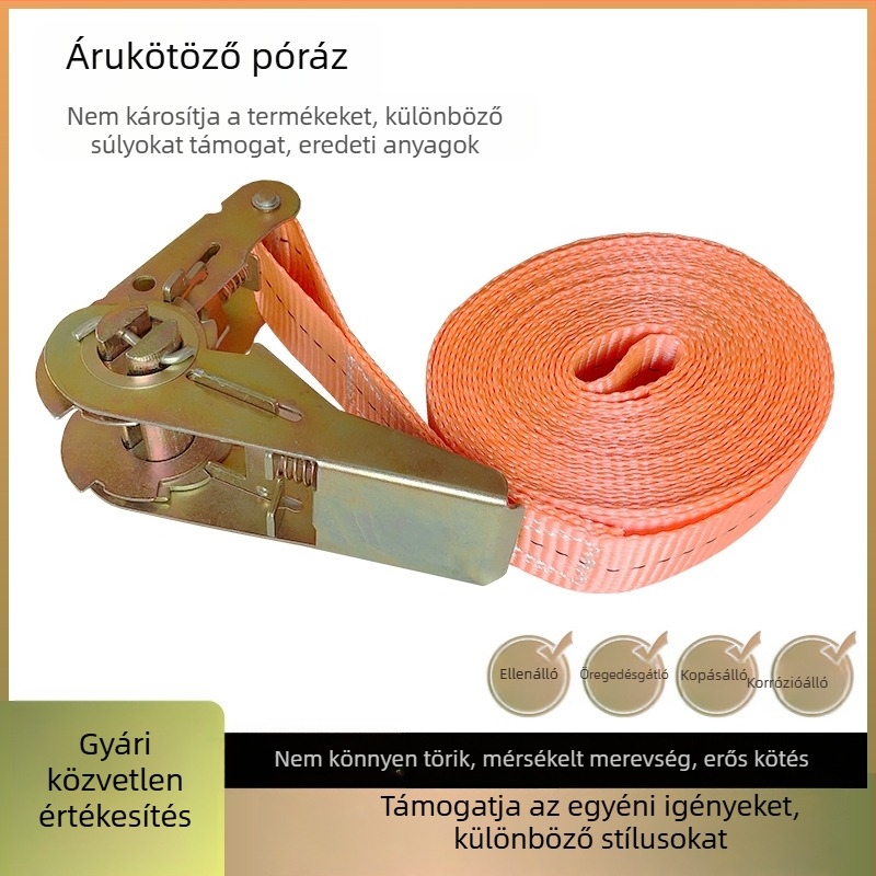 Ratchet csattos heveder teher rögzítésére, márka Bundle, szállításhoz