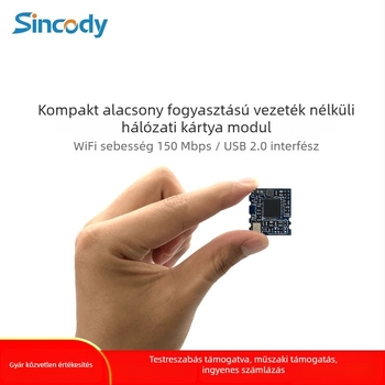 USB WiFi modul MT7601 – Vezeték nélküli hálózati kártya; USB interfész; Alkalmazások: autós DVR, set-top box, laptop, reklámberendezés; Márka Xinkaida
