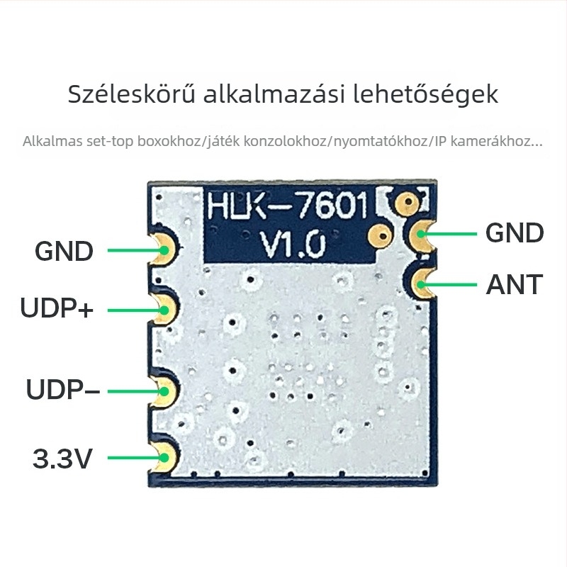 USB WiFi modul MT7601 – Vezeték nélküli hálózati kártya; USB interfész; Alkalmazások: autós DVR, set-top box, laptop, reklámberendezés; Márka Xinkaida