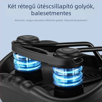ROCKBROS Kerékpárnyereg 8730-3 – ütéscsillapító MTB ülés, magas rugalmasságú memóriahab, vízálló PU, megerősített rezgéscsillapító ív, dupla rezgéscsillapítás