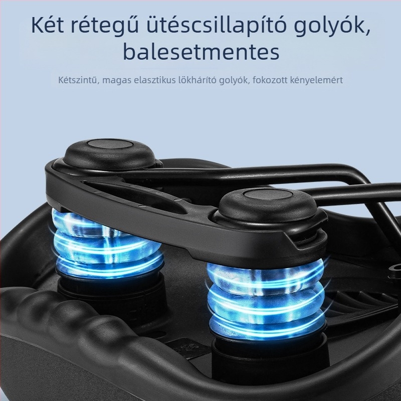 ROCKBROS Kerékpárnyereg 8730-3 – ütéscsillapító MTB ülés, magas rugalmasságú memóriahab, vízálló PU, megerősített rezgéscsillapító ív, dupla rezgéscsillapítás