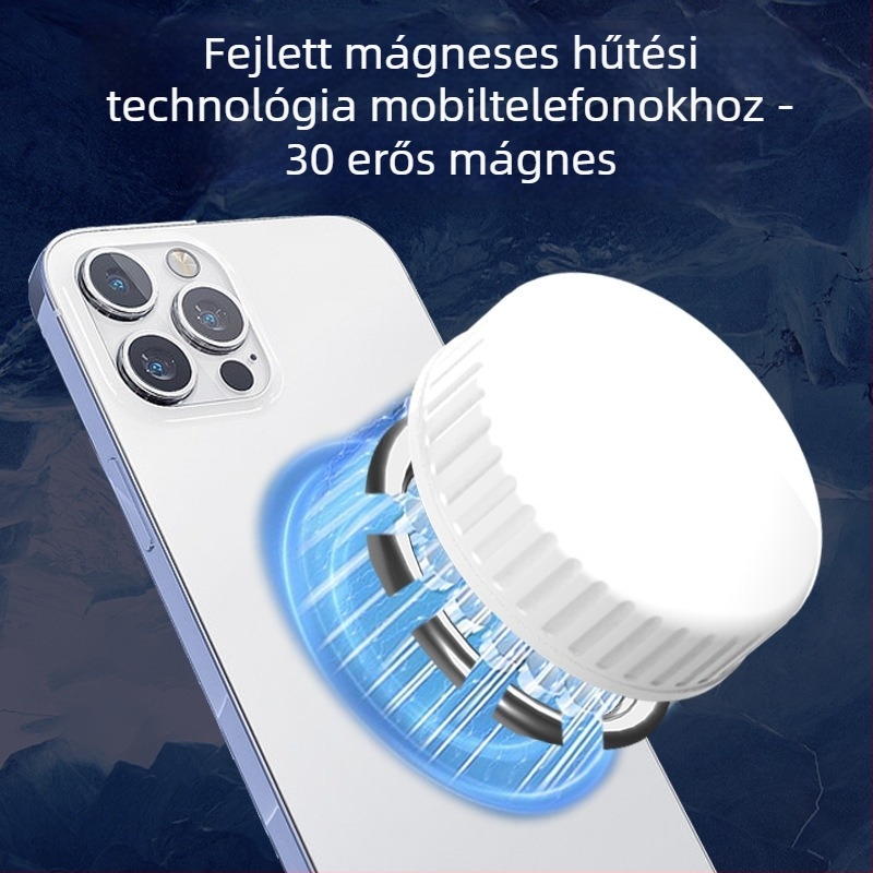 Mobiltelefon hűtő radiátor, 15 g, műanyag + fém + vas, interfész nélküli